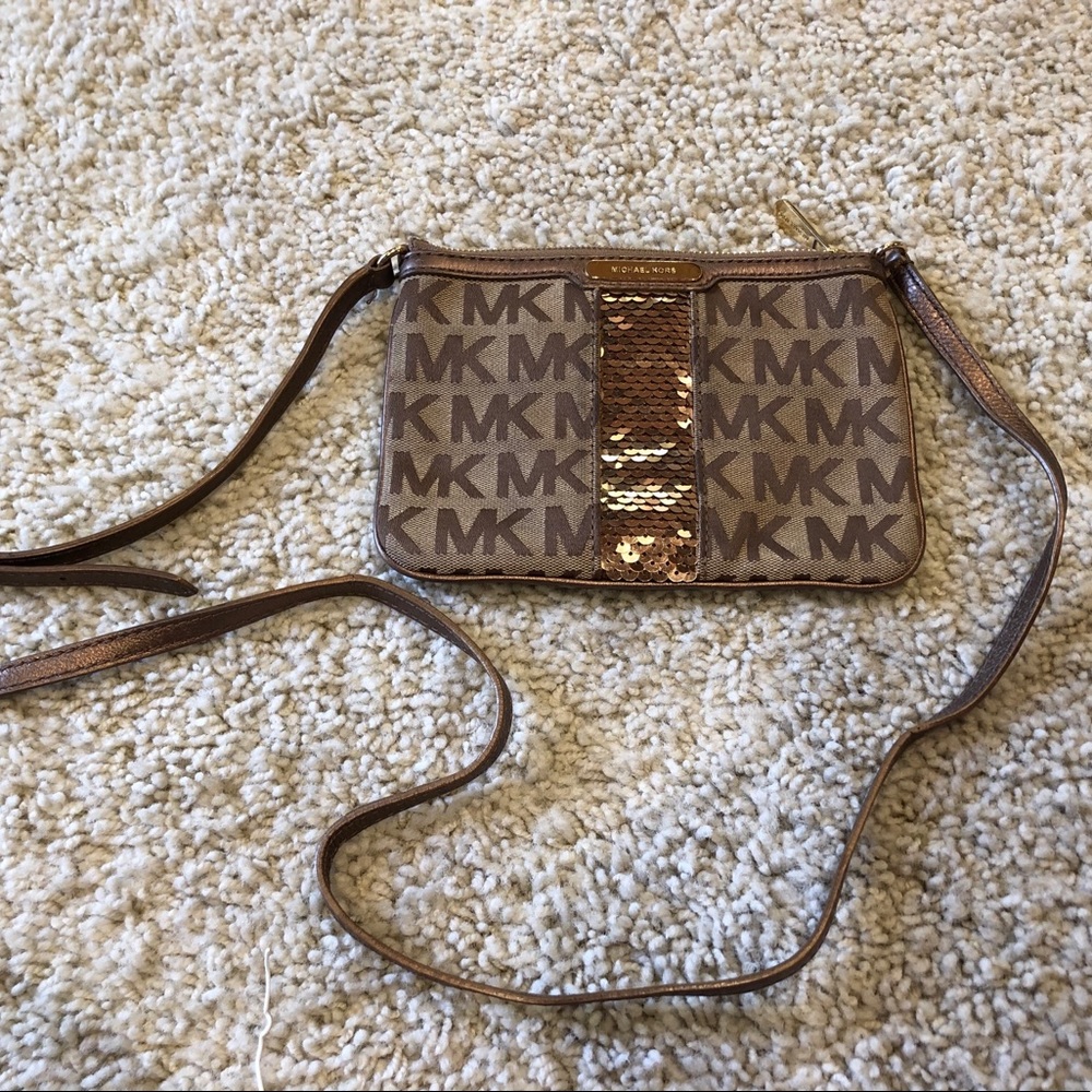 Michael Kors Sequined Crossbody Bag